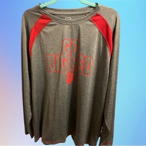 Indiana University mens long sleeve size XL go big red IU